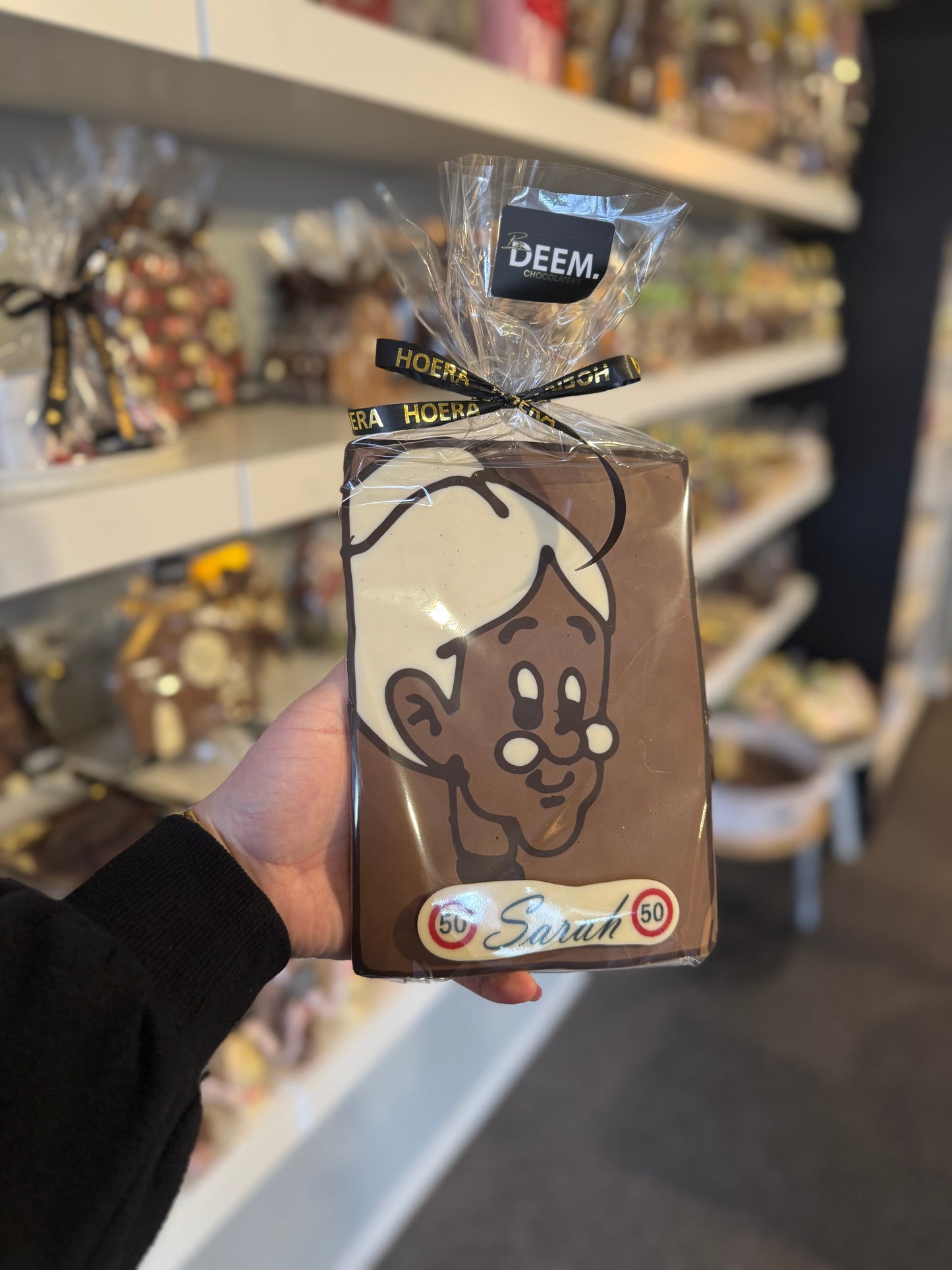 Sarah chocolade plaquette