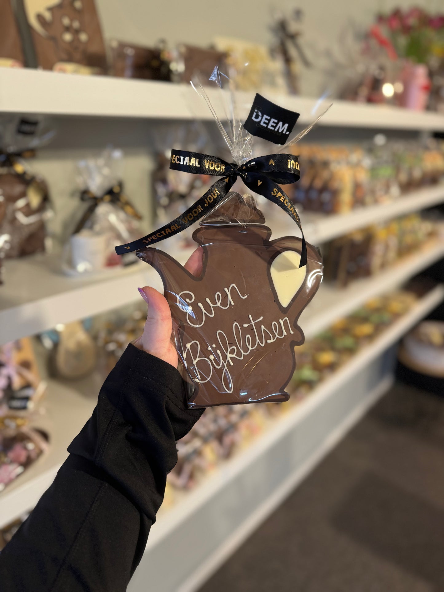 Even bijkletsen - theepot