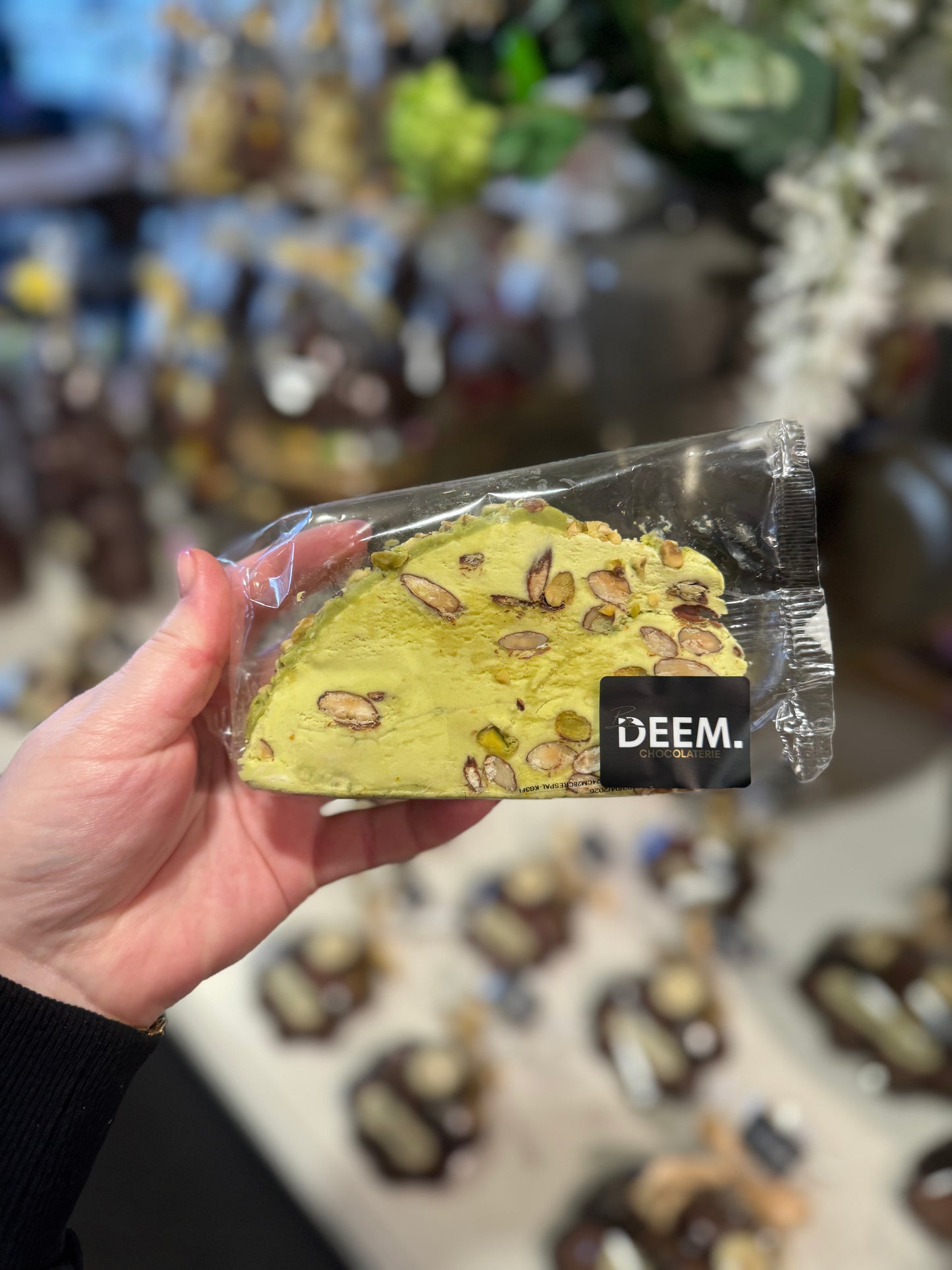 Nougat punt pistache