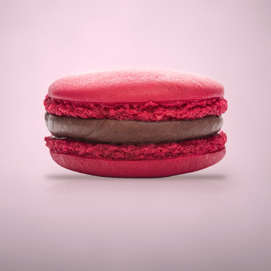 Macaron raspberry van By Deem Chocolaterie