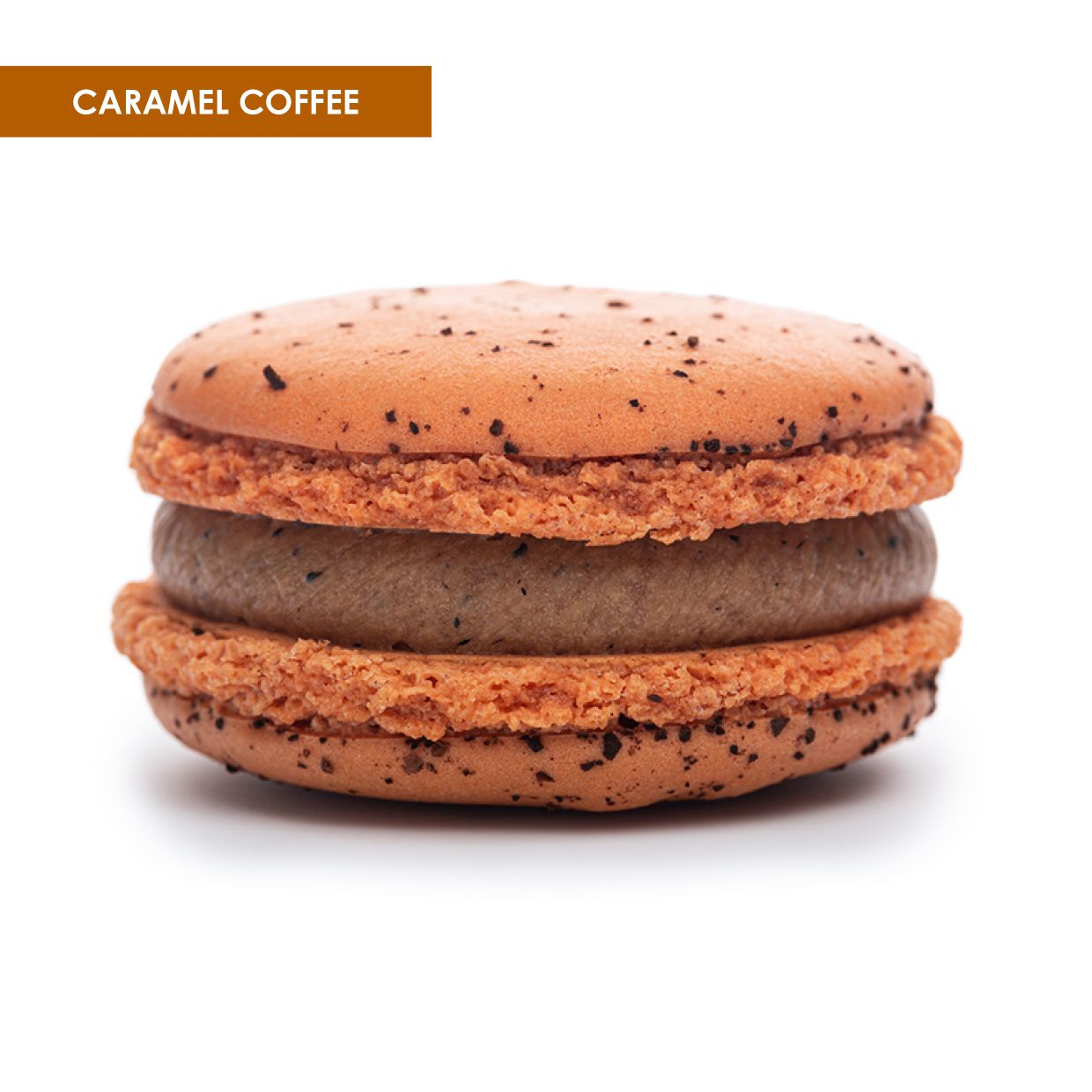 Macaron Caramel Coffee